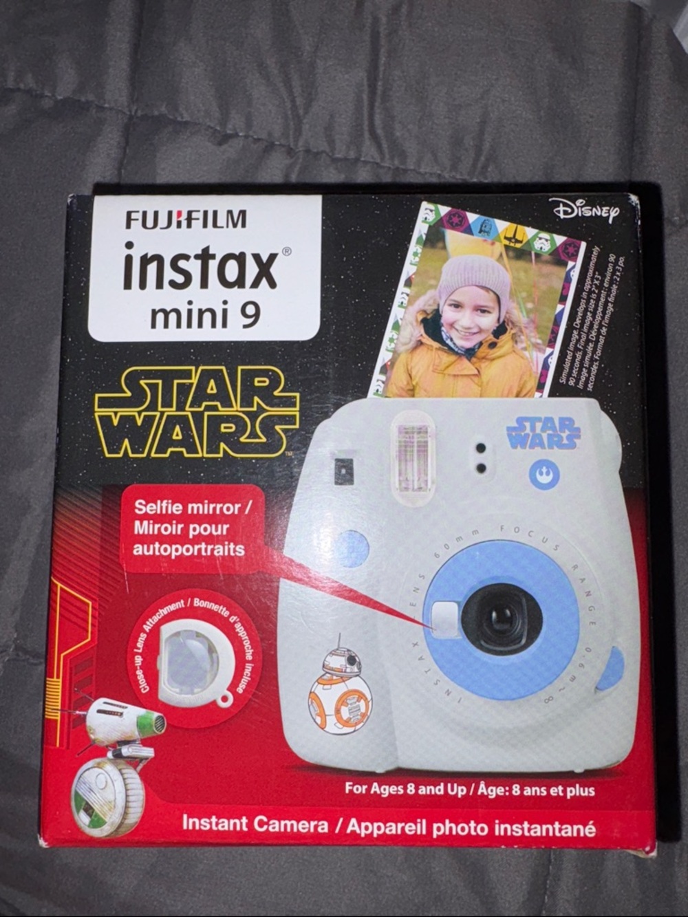 Fujifilm Instax Mini 9 Star Wars Instant Camera - White with Blue Accents